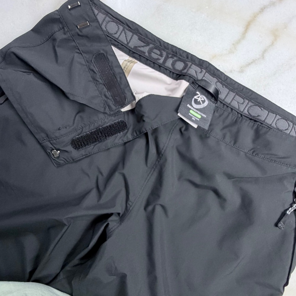 Zero Restriction Pants Mens XL Black Waterproof Breathable Tour Series Golf Rain